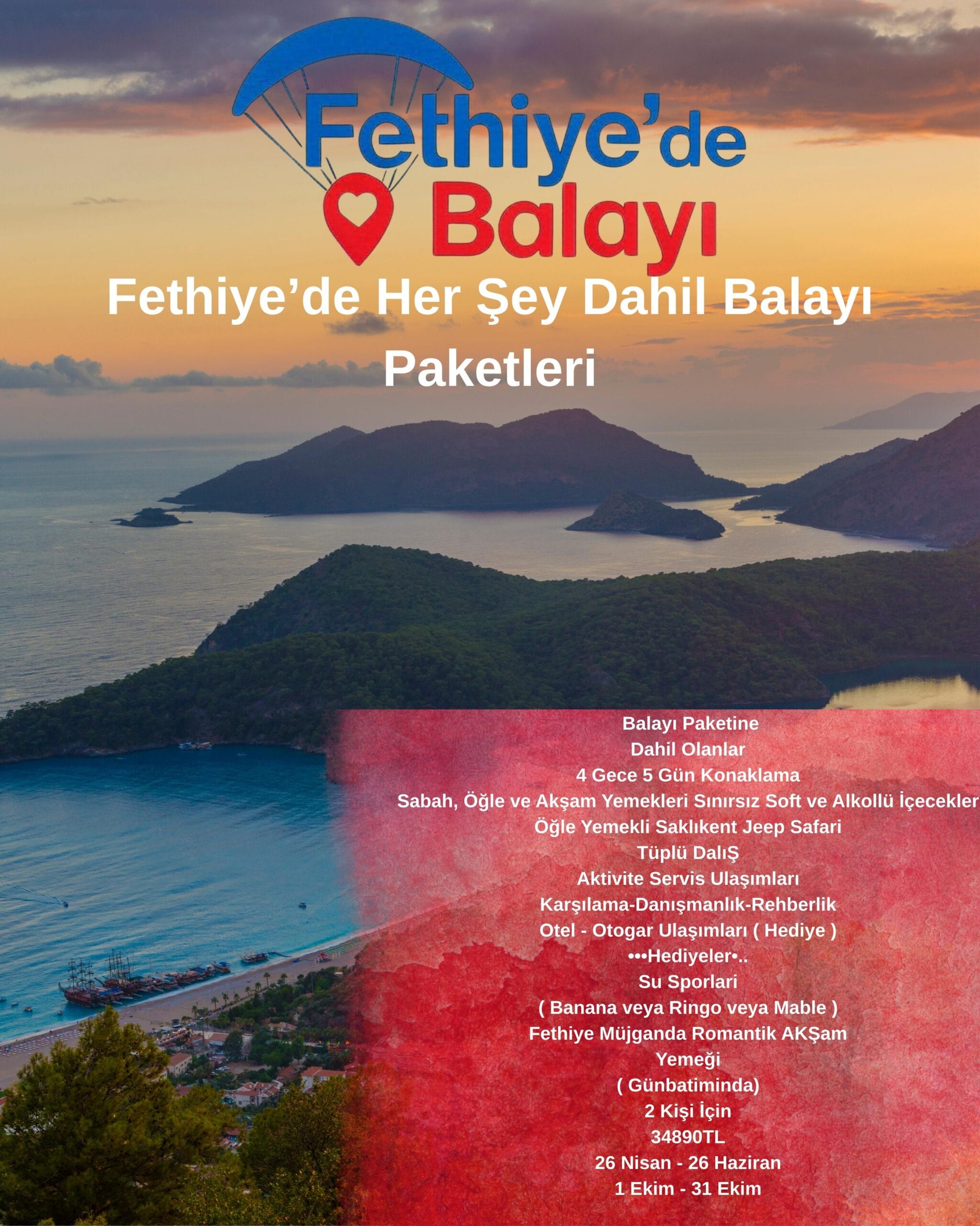 Fethiye Balayı Paketi -3